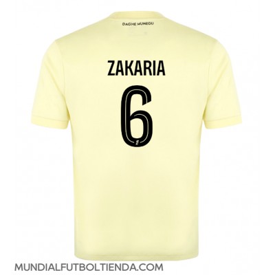 Camiseta AS Monaco Denis Zakaria #6 Tercera Equipación Replica 2025-26 mangas cortas Camiseta AS Monaco Denis Zakaria #6 Tercera Equipación Replica 2025-26 mangas cortas